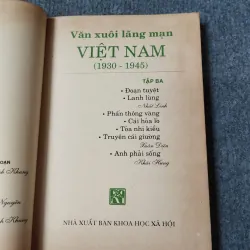 VĂN XUÔI LÃNG MẠN VIỆT NAM (1930 - 1945) TẬP BA 729245