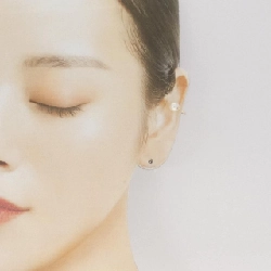 Hàng hiệu Authentic Samansa Tiara Bông tai ngọc trai nước ngọt 6mm 848361