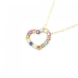 Ponte Vecchio Dây chuyền hình trái tim Sapphire 0.15CT - Hàng hiệu Chính hãng 840961