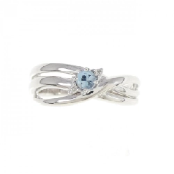 Nhẫn Aquamarine K10WG 672738