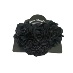 Kẹp búi tóc lưới đính bông thời trang công sở nhà hàng đủ màu 798819