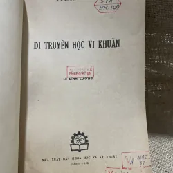 Di truyền học vi khuẩn WERNER BRAUN 340 trang khổ lớn  799807