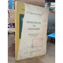 Shakespeare to Goldsmith - Joseph T. Browne 517981