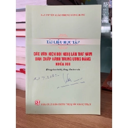 Các văn kiện hội nghị lần thứ 5 ban chấp hành trung ương đảng khoá Xlll -NXB chính trụ quốc gia sự thật