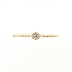 Nhẫn nhẫn ngón út kim cương K10YG 666374