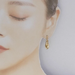 K18YG Bông tai - Hàng hiệu Authentic 870460