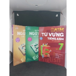Combo luyện chuyên sâu ngữ pháp từ vựng và bài tập tiếng Anh lớp 7 mới 90% HCM2707 Rebooks.vn
