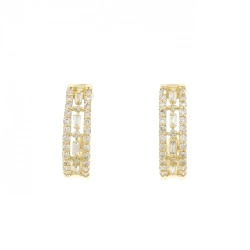 K18YG Bông tai kim cương 0.40CT - Hàng hiệu Chính hãng