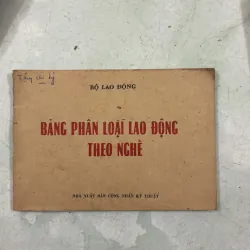 Bảng phân loại lao động theo nghề - 1979s