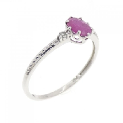 Nhẫn Ruby K10WG 0.46CT - Hàng hiệu Chính hãng