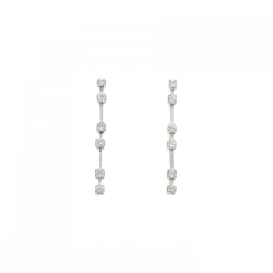 K18WG Bông tai kim cương 0.24CT - Hàng hiệu Chính hãng