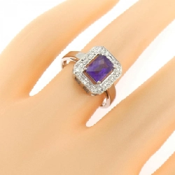 Nhẫn Amethyst K18WG 0.80CT 666262