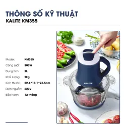 🌟 Máy xay thịt Kalite – Chế độ xay đa dạng: thịt, cá, rau củ, hạt… 708708