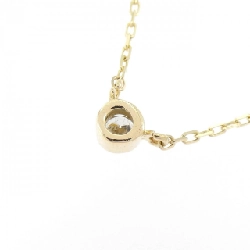 K18YG Solitaire Diamond Necklace - Hàng hiệu Authentic 856024