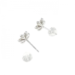 K18WG Bông tai Kim cương Hoa 0.34CT - Hàng hiệu Chính hãng 869406