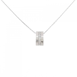 Dây chuyền kim cương K18WG 0.10CT - Hàng hiệu Chính hãng