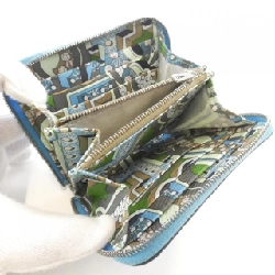 Ví HERMES ELECTRIQUE bằng lụa Compact 080209CK - Hàng hiệu Authentic 770609