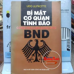 Sách: Bí mật cơ quan tình báo cộng hoa liên bang Đức (A1) - Udo Ulfkotte