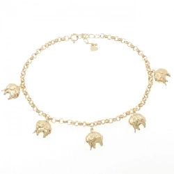 K18YG Vòng chân voi - Hàng hiệu Authentic 873396