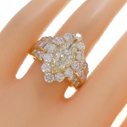 Nhẫn kim cương K18YG 1.182CT - Hàng hiệu Authentic 848135