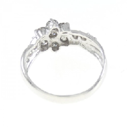 Nhẫn kim cương hoa K18WG 1.09CT 672274