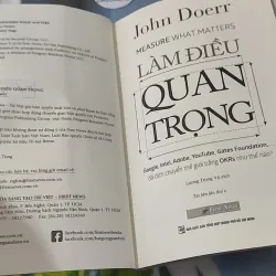 [MIỄN PHÍ BỌC SÁCH] Làm Điều Quan Trọng - John Doerr 961141
