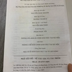 Ngô Tất Tố về tác gia và tác phẩm. 999 463899