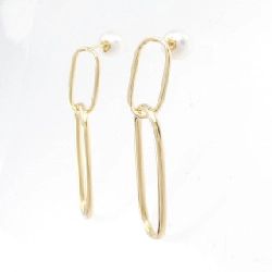 K18YG Bông tai ngọc trai Akoya 7.7mm - Hàng hiệu Chính hãng 877123