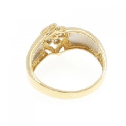 Nhẫn kim cương hoa K18YG/PT900 0.22CT - Hàng hiệu Authentic 853676