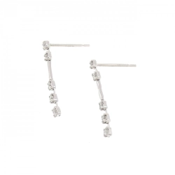 K18WG Bông tai kim cương 0.20CT - Hàng hiệu Chính hãng 867969