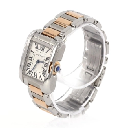 Cartier Tank Anglaise SM PG Combo W5310036 SSxPG Quartz - Hàng hiệu Chính hãng 876272