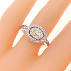 Nhẫn kim cương PT 1.194CT M VS2 cắt oval - Hàng hiệu Authentic 879437