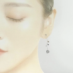 K18WG Tourmaline Inquartz Bông tai - Hàng hiệu Chính hãng 867473