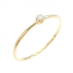 Nhẫn kim cương K18YG 0.03CT - Hàng hiệu Authentic