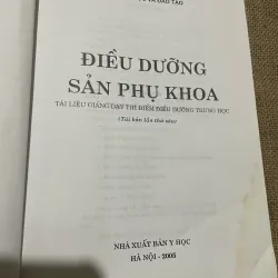 Điều dưỡng SÁN PHỤ KHOA, sách khổ lớn, sách y 570252