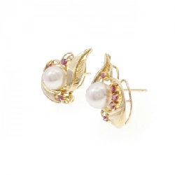 K10YG Bông tai ngọc trai Akoya 7mm - Hàng hiệu Chính hãng 867823