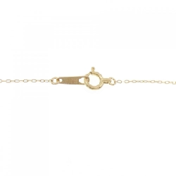 K18YG Solitaire Diamond Necklace 0.10CT - Hàng hiệu Authentic 857182