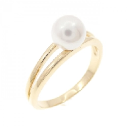 Nhẫn ngọc trai Akoya K18YG 6.1mm