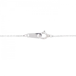 K18WG Hoa Đá Màu Dây Chuyền - Hàng hiệu Chính hãng 862945