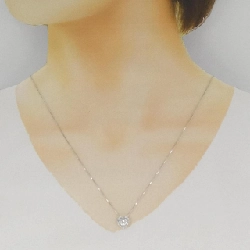 K18WG Dây chuyền kim cương hình trái tim 0.36CT - Hàng hiệu Chính hãng 859118