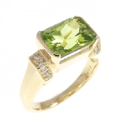 Nhẫn Peridot K18YG 2.87CT