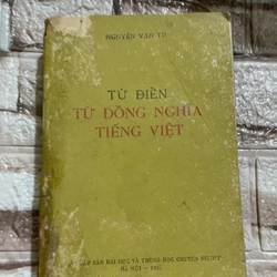 Từ điển từ đồng nghĩa tiếng Việt ; sách ngôn ngữ