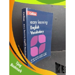 (TẶNG BOOKMARK) Easy learning English Vocabulary mới 90% bẩn bìa, ố vàng RBK0412 Collins HỌC NGOẠI NGỮ