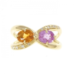 Nhẫn đá màu K18YG - Hàng hiệu Authentic 848193