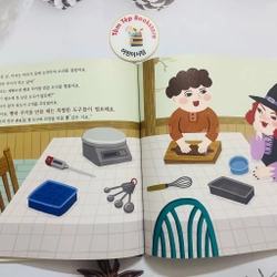 𝐓𝐫𝐨̣𝐧 𝐛𝐨̣̂ 𝐬𝐚́𝐜𝐡 tiếng Hàn về ẩm thực cho bé 요리보고 496916