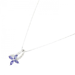 K18WG Hoa Tanzanite Dây chuyền 0.70CT - Hàng hiệu Chính hãng 857015