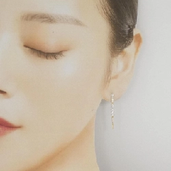 K18YG Bông tai kim cương 0.50CT - Hàng hiệu Chính hãng 867948