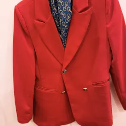 Blazer đỏ kèm khăn 972704