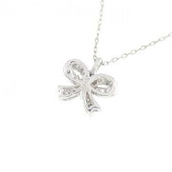 Dây chuyền kim cương PT900/PT850 hình ruy băng 0.13CT - Hàng hiệu Chính hãng 857318