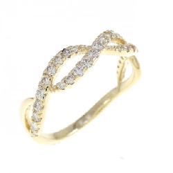 【Sản phẩm mới】Nhẫn kim cương K18YG 0.35CT